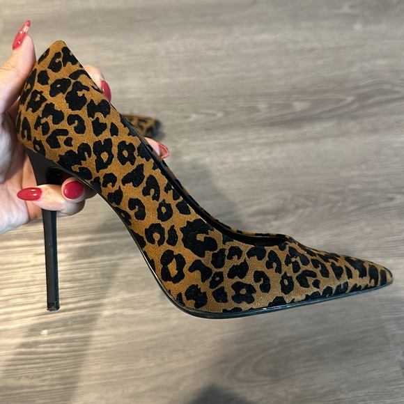 ZARA Leopard Print Heels - Picture 7 of 11
